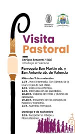 Visita Pastoral del Arzobispo Enrique Benavent Vidal