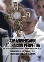 Celebración del XIV Aniversario de la Adoración Perpetua en San Martín Valencia